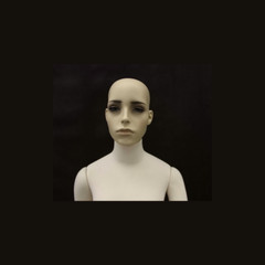 Off White Full Body Flexible Adult Female Dress Form Mannequin with Face