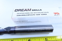 NEW YG 33/64″ 0331BTF DH416033 3XD DREAM SOLID CARBIDE COOLANT HOLES DRILL TOOL