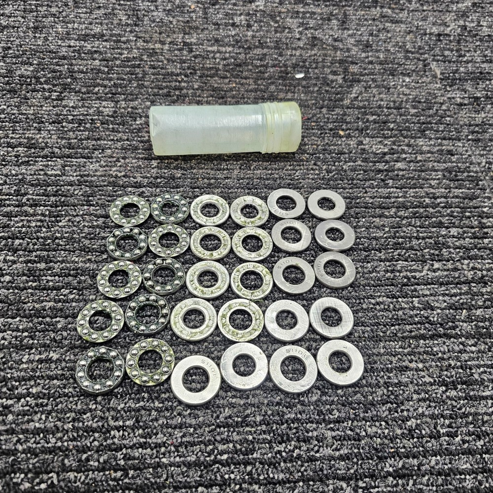 Thrust 30pc Ball Bearing 51101 12x26x9mm High Carbon Steel Washer Silver