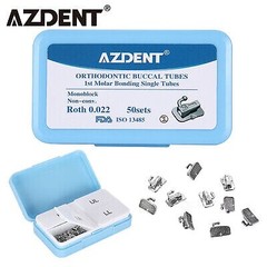 AZDENT Tubos bucales de monobloque ortodoncia dental MBT/Roth 022 1er molar U1L1