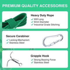 2000Lb’S Complete Magnet Fishing Kit | Double Sided Fishing Magnet Kit with Case
