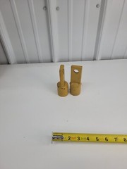 Air Cylinder Clevis Rods Heavy Duty 3/4 Pin Hole 3/4 Thread Qty 1 Yellow Gray b4