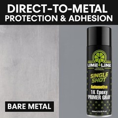 LiME LiNE 1K Epoxy Primer Aerosol Spray Paint – Bare Metal Adhesion – Pack of 2