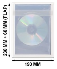 10 Black 16 Disc DVD Cases & 100 OPP Bags