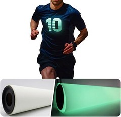 DTF Film Glow in The Dark 11.8in x 32.8ft DTF Transfer Film Luminous Cold Peel