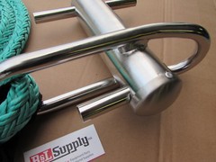 Large Stainless Steel Port A Wrap Lowering W/ 3/4″ X 16ft Eye Sling Arborist