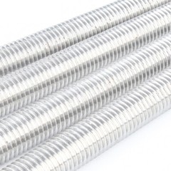 M6 M8 M10 M12 M14 M16 Aluminium 6061 Threaded Rods Metric Thread Stud Bolts