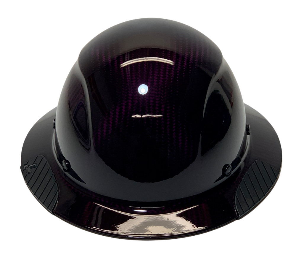 Custom Translucent Purple Carbon Fiber Lift DAX Carbon Fiber HDC-15KG FB HardHat