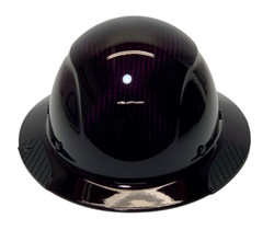 Custom Translucent Purple Carbon Fiber Lift DAX Carbon Fiber HDC-15KG FB HardHat