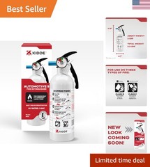 Fire Extinguisher for Vehicles Cars Trucks Single-Use 5BC ‎3.2 pounds