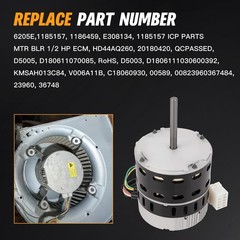 1/2 HP ECM X-13 Furnace Blower Motor 6205E 208/230V 3.8A 1050RPM Open Box