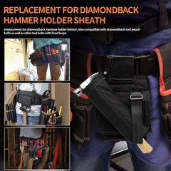 Padded Hammer Holster for Belt Replacement Diamondback BLACK