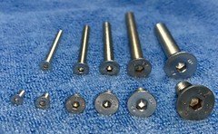 Stainless Steel Flat Head Socket Screws DIN 7991 Metric M2.5 M3 M4 M5 M6 M8