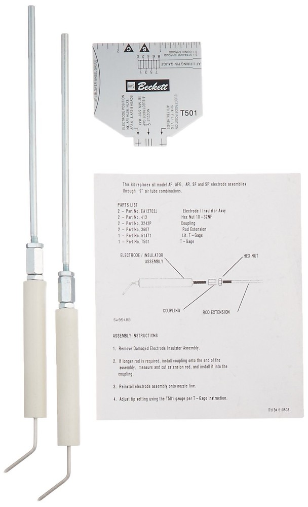 Becket 5780 Electrode Insulator Set of 2 Universal Fit Easy Installation