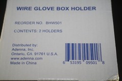ADENNA WIRE DISPOSABLE GLOVE BOX HOLDER WALL MOUNT STEEL BOX OF 2 PAPER TISSUE??