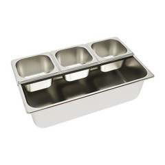 Party Fruit Seafood Buffet Tray Ice Food Serving Display Tray w/ Roll Top Cove