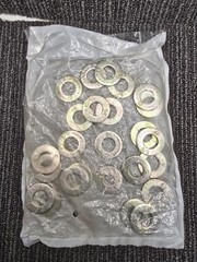 (QTY 75) 6PU24: Screw 5/8 In Steel Through Hardened Zinc Yellow 0.656 In Dia.