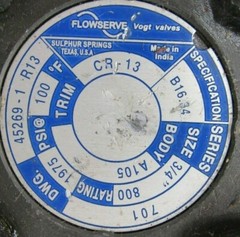 NEW FLOWSERVE CR-13 VALVE 3/4″-800 B16.34 SERIES 701 45269-1 R13 CR13