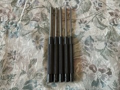 GEN. HADWE.MFG.00.NEW YORK USA 8’’ DRIVE PIN PUNCHES FIVE PIECES SET