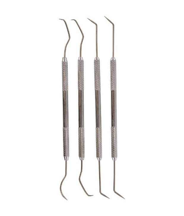 New 4pc Dental Picks Probe Wax Carver Set # DD310C * US FREE SHIPPING *