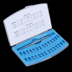 AZDENT Dental Ortho Self Ligating Clear Ceramic Bracket Braces ROTH 022 Hook 345