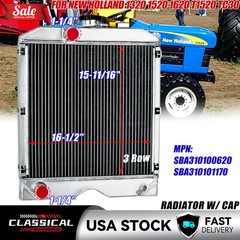 3 Row Radiator For Ford New Holland 1320 1520 1620 T1520 TC30 # SBA310101170