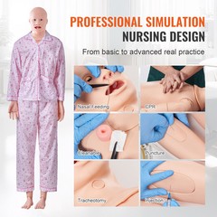 VEVOR Male/Female Manikin Model Anatomical Nursing Training Patient Care Teach