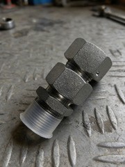 Mini Excavator M22 X 1.5 Hydraulic Filter Adapter1p8fO