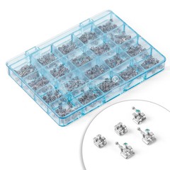 AZDENT Dental Ortho MIM Monoblock Brackets Braces Mini Roth/MBT 022/018 Hook 345