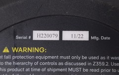 Ironwear 2450-SSH-LE 50′ Class 2 Leading Edge Self-Retracting Lifeline 11104198