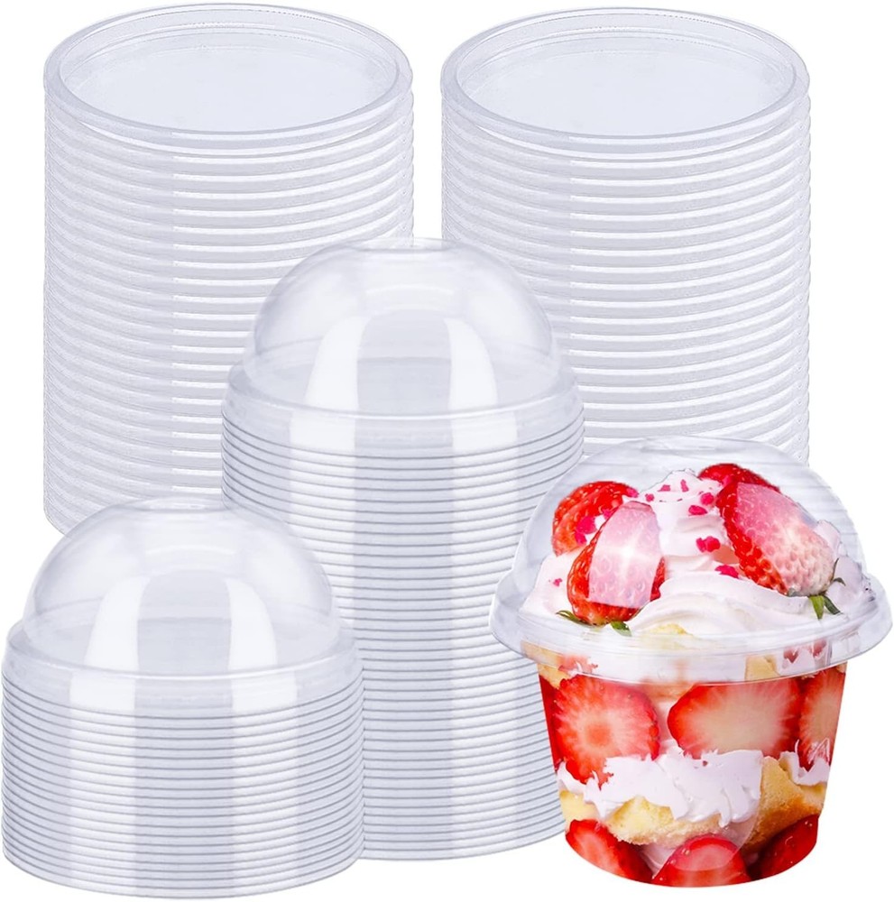 Alaeseje 50 Pack 8oz Disposable Clear Plastic 50 Count (Pack of 1),