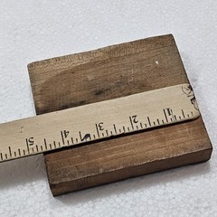 Vintage Letter Press Block Stamp Ink Print Type Advertising Wood Copper LAWN Bag