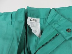 Green Cotton FR Welding Jacket Condor 6NB85P Also Fire Resistant Pants 6NB91P