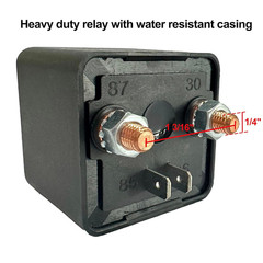 12V Remote Battery Disconnect Switch 200A 1000A Kill Cut Off GM Side Post