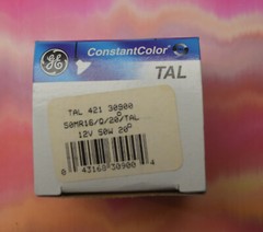 GE TAL 421 30900 50MR16/Q/20/TAL 50W 12V 20 DEG TWIST LOCK FLOOD Lot of 5 NIB