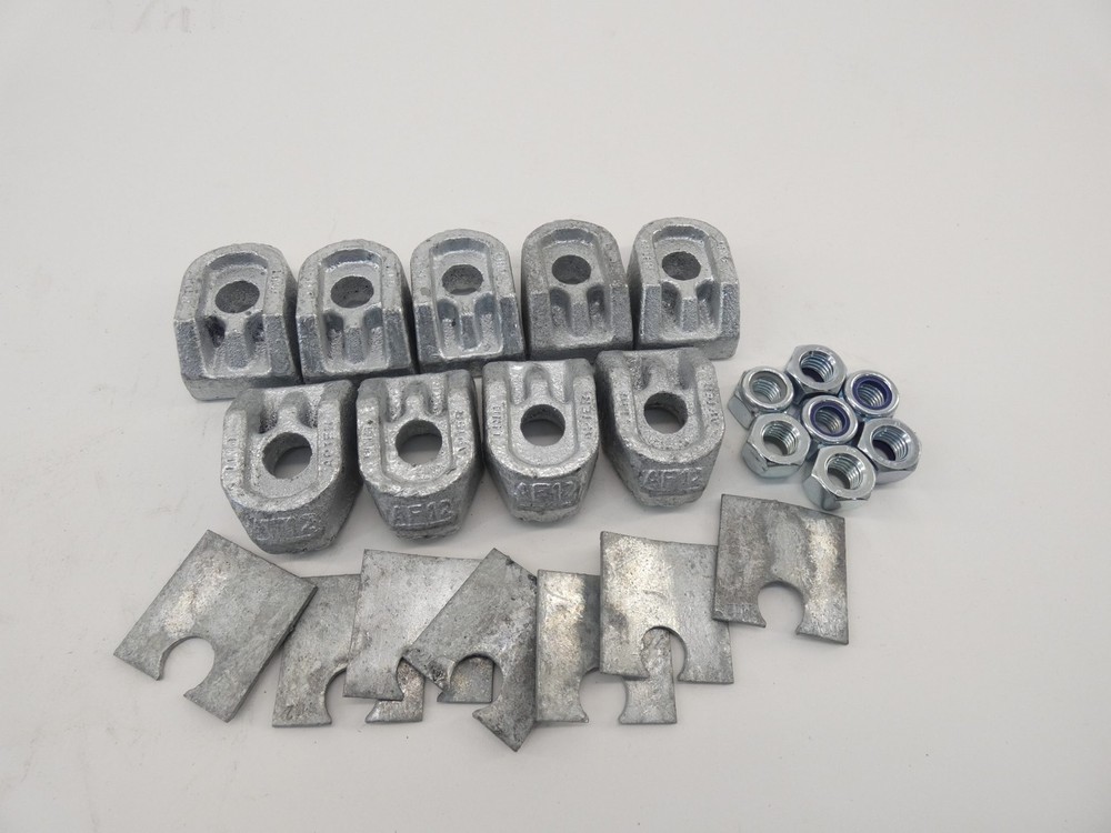 *Lot of 9* Lindapter LAF050S AF12S M12 1/2″ AF Short High Friction Clamp – NE…