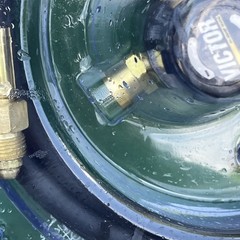Victor CutSkill Flow Meter Regulator Argon 0781-4236 w/10’ hose mig & tig