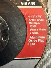 LOT of 4.5” wheels – 4 Flap Discs 3 Cutting Wheels And 3 Pack Diamond Saw Blades