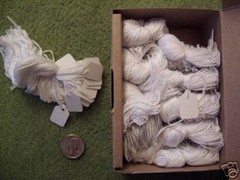 1000 String / Price Tags – Size #1 (9/16″ x 15/16″)White