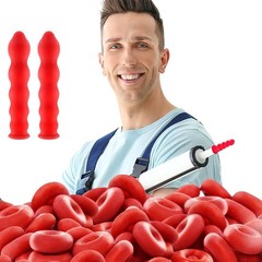 40 Pcs Caulk Caps,Reusable Caulk Tube Saving Sealer,Adhesive Rubber Cover Sav…