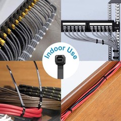 Zip Ties 12 inch, Black Zip Ties 1000 pack, 40lb, Cable Ties, Self-locking Wi…