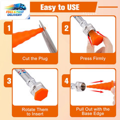 35PCS Hydraulic Oil Service Plugs, Drip-Proof Rubber Hydraulic Hose Plug Kit for