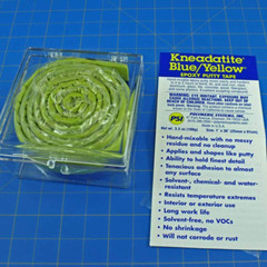 Kneadatite Blue/Yellow Epoxy Putty Tape 36″ “Green Stuff”