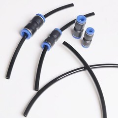 280/50PCS Quick Connect Straight Push Connector Air Line Fittings Straight Push