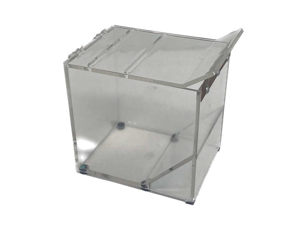 Clear Acrylic Parafilm M & Foil Dispenser 2-Slots 4-3/4”L x 6-3/4”W x 6-3/8”H