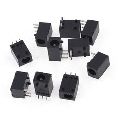 10pcs 3.5mm Dia PCB DC Power Jacks Sockets Charge Ports