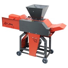 4-Blade Grass Straw Cutting&Silk Kneading Integrated Machine Conveyor Inlet 220V