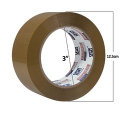 Brown Packing Tape 2.7 Mil 1.88 Inch x 100 Meters Total 1200M 12 Rolls