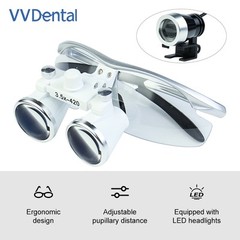 2.5X 3.5X Dental Binocular Magnifier Optical Loupes 320-420mm Magnifying Glass