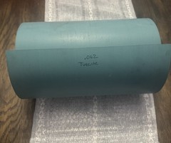 Turcite B Sheet green 0.062 Thick X 12”Inch Wide X 1” Inch Long Sold Liner Inch